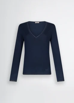 Liu Jo Pull à encolure en V|Femme Mailles