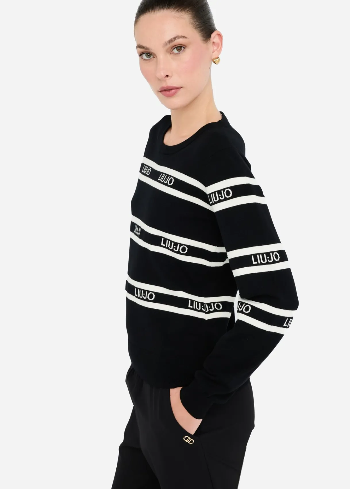 Liu Jo Pull à rayures|Femme Vêtements De Sport|Mailles