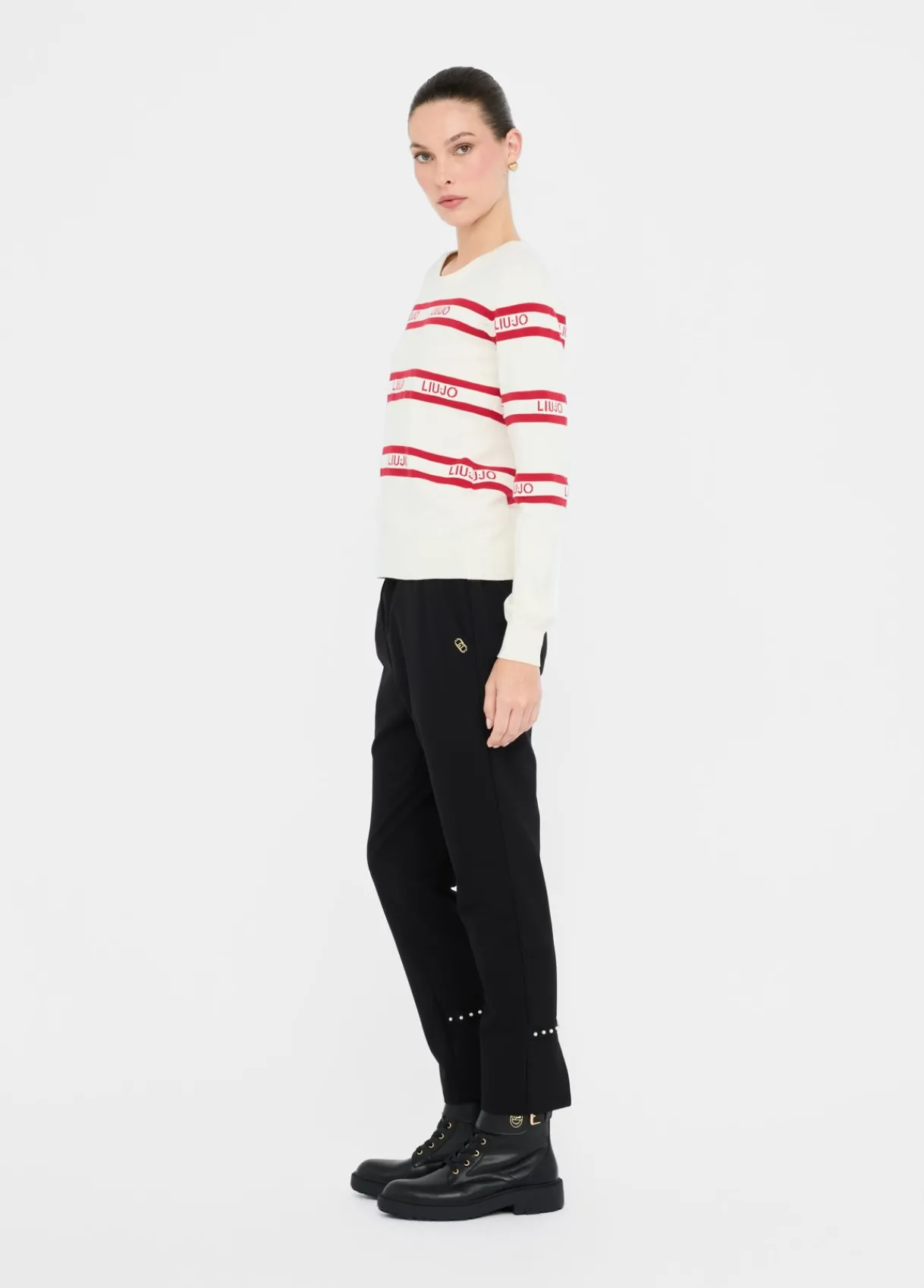 Liu Jo Pull à rayures|Femme Vêtements De Sport|Mailles
