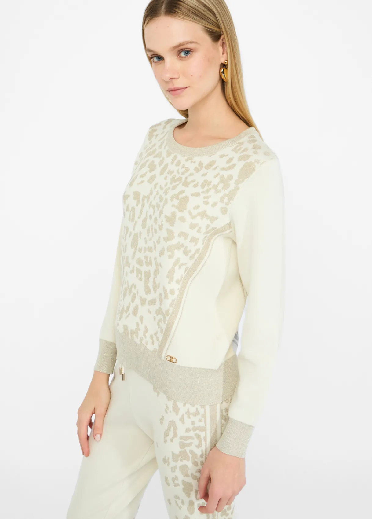 Liu Jo Pull animalier|Femme Vêtements De Sport|Mailles