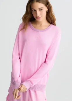 Liu Jo Pull avec bordures en lurex®|Femme Mailles