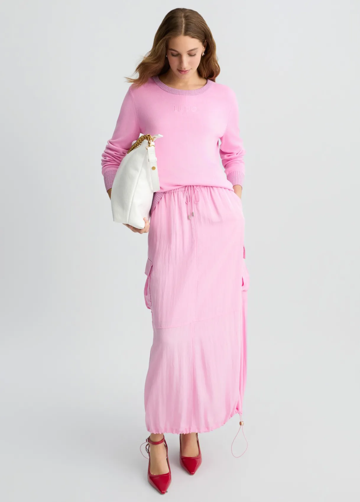 Liu Jo Pull avec bordures en lurex®|Femme Mailles