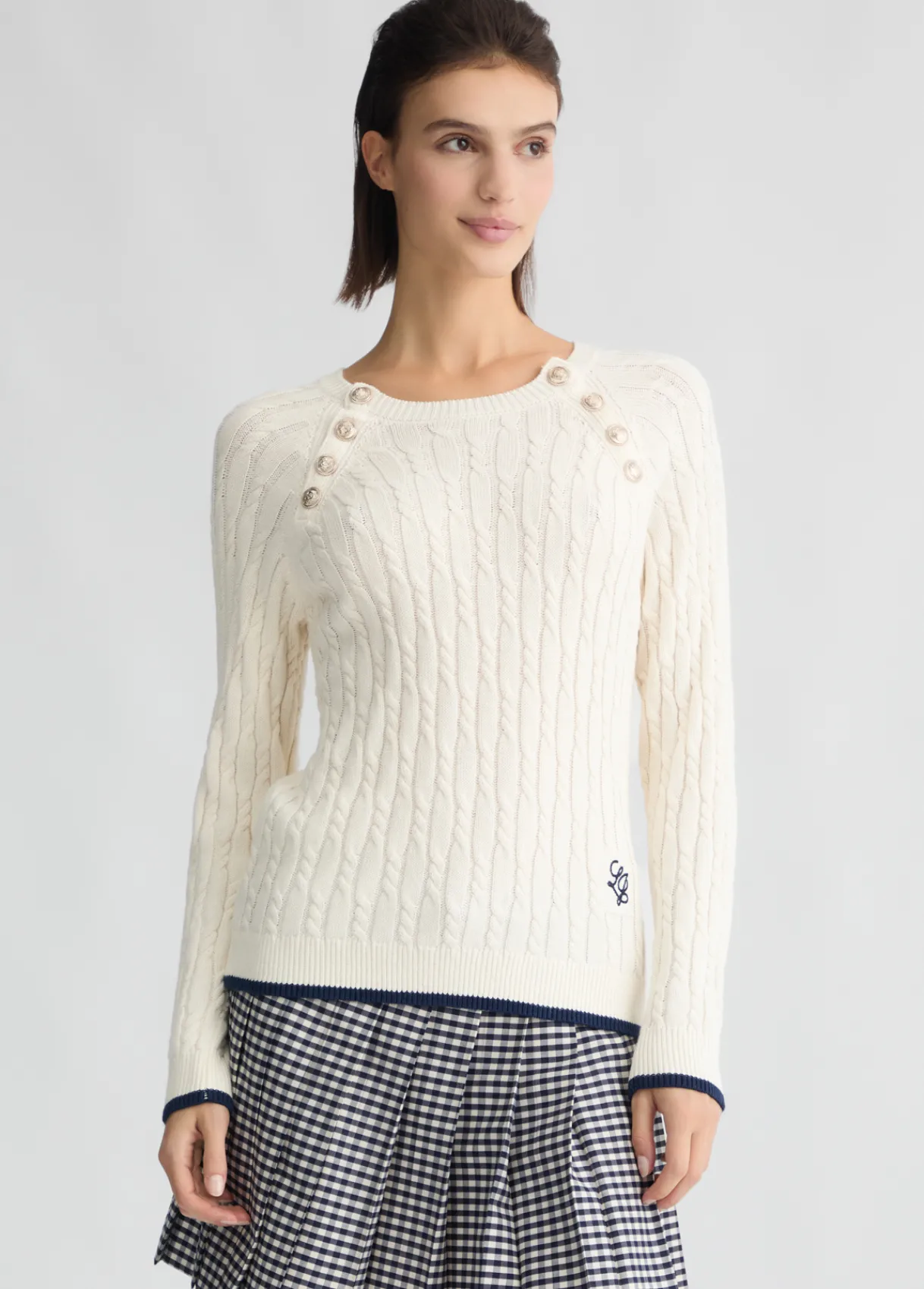 Liu Jo Pull avec boutons|Femme Mailles