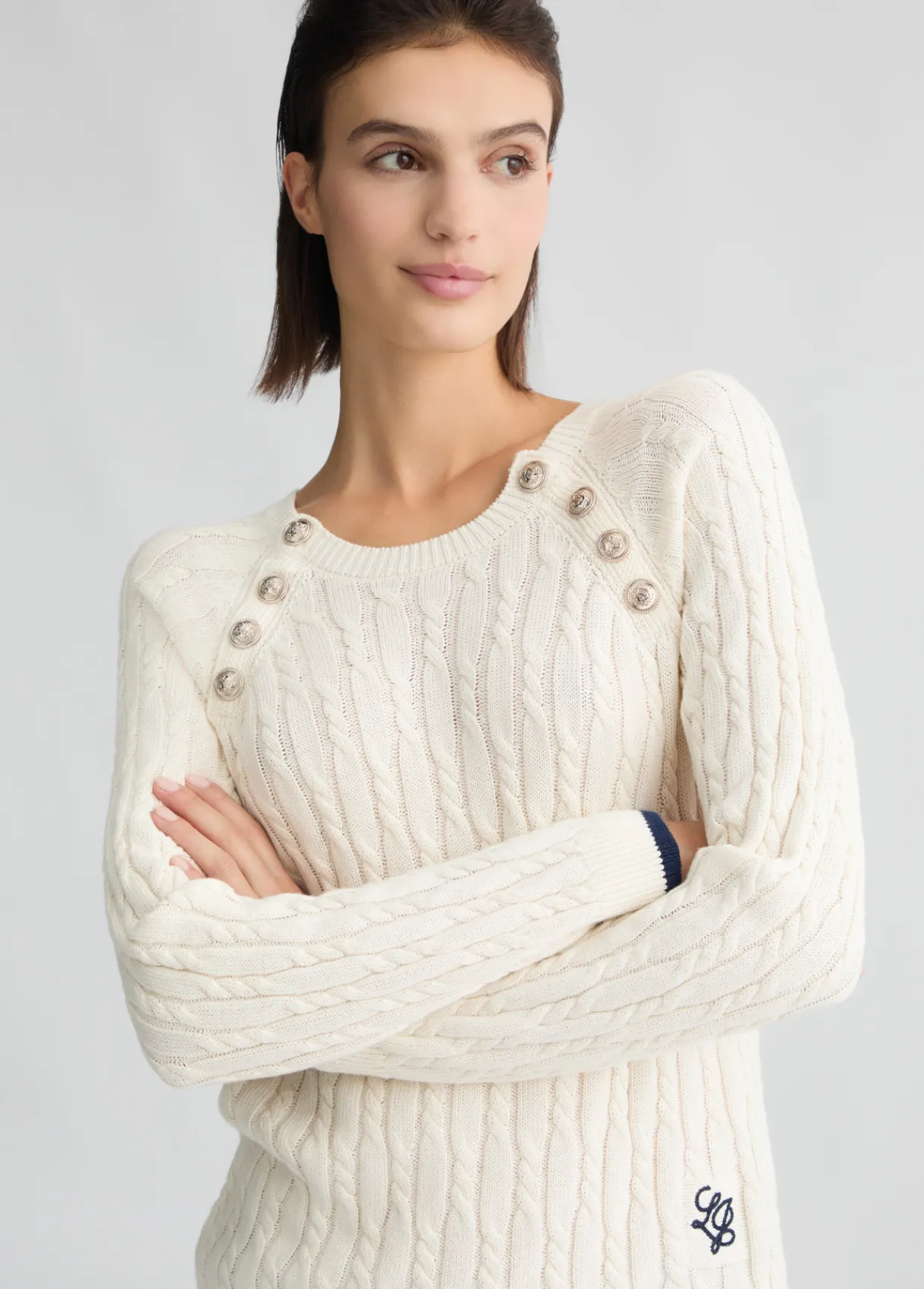 Liu Jo Pull avec boutons|Femme Mailles