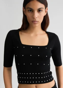 Liu Jo Pull avec clous|Femme Mailles