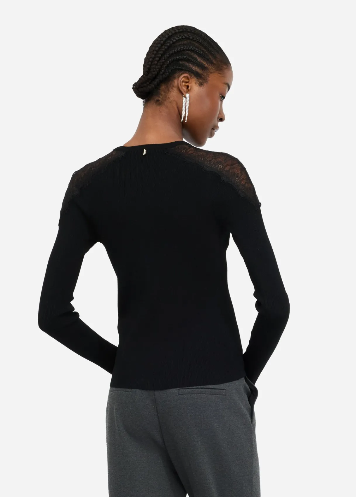 Liu Jo Pull avec dentelle|Femme Mailles