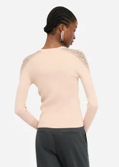 Liu Jo Pull avec dentelle|Femme Mailles