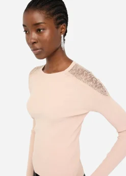 Liu Jo Pull avec dentelle|Femme Mailles
