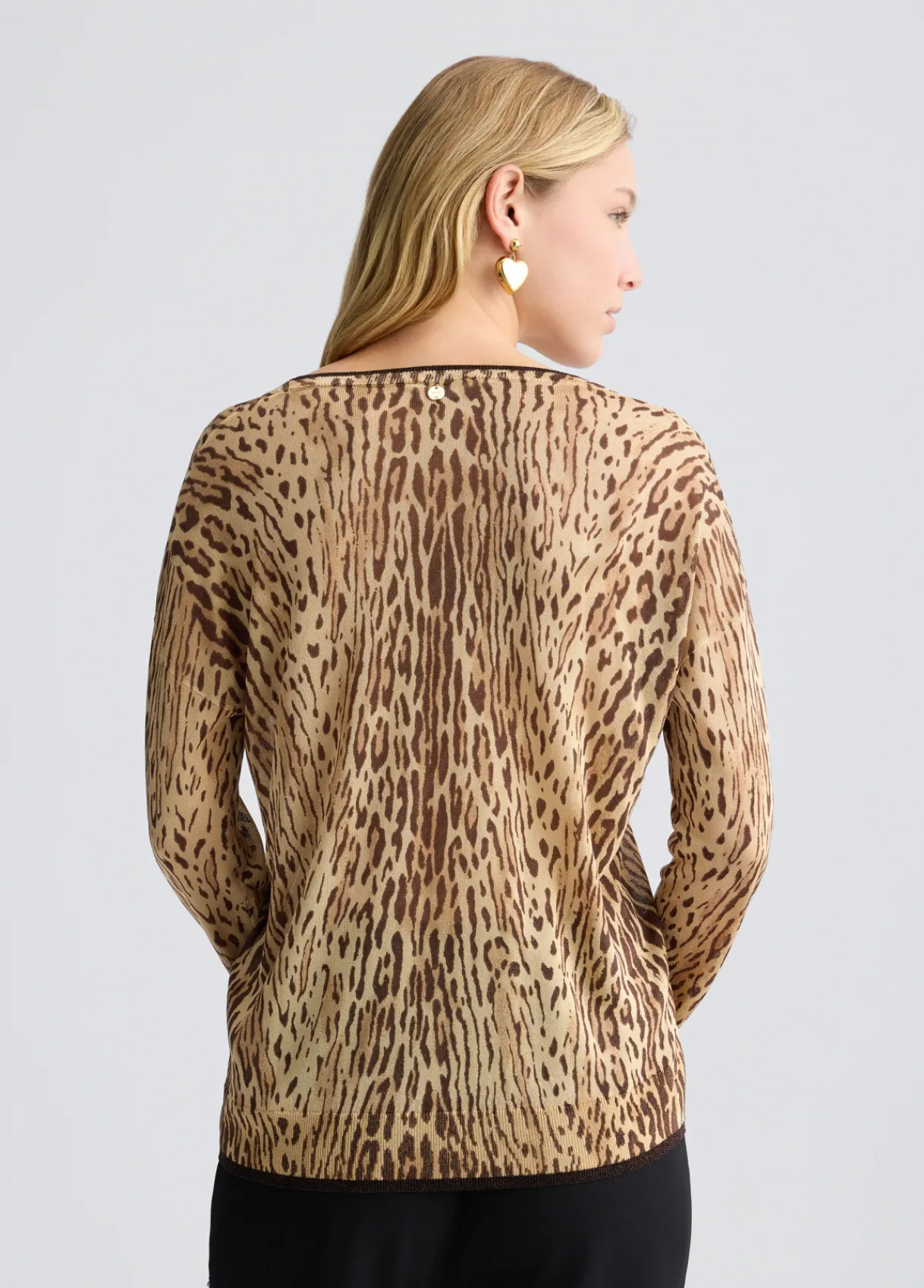 Liu Jo Pull avec imprimé animalier|Femme Mailles