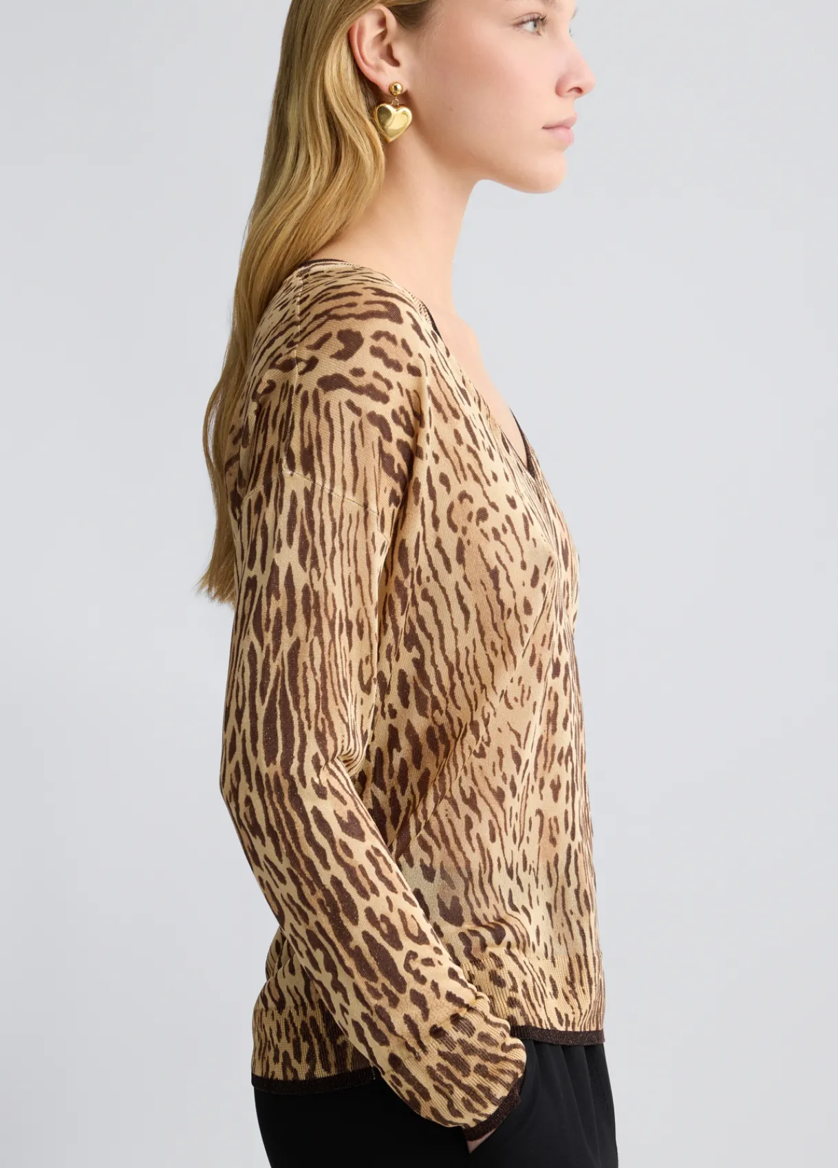 Liu Jo Pull avec imprimé animalier|Femme Mailles