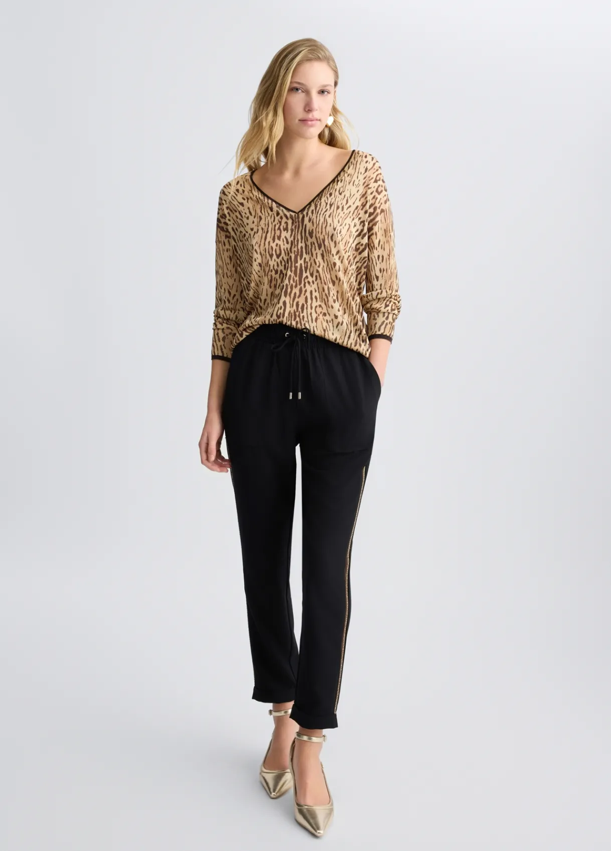 Liu Jo Pull avec imprimé animalier|Femme Mailles