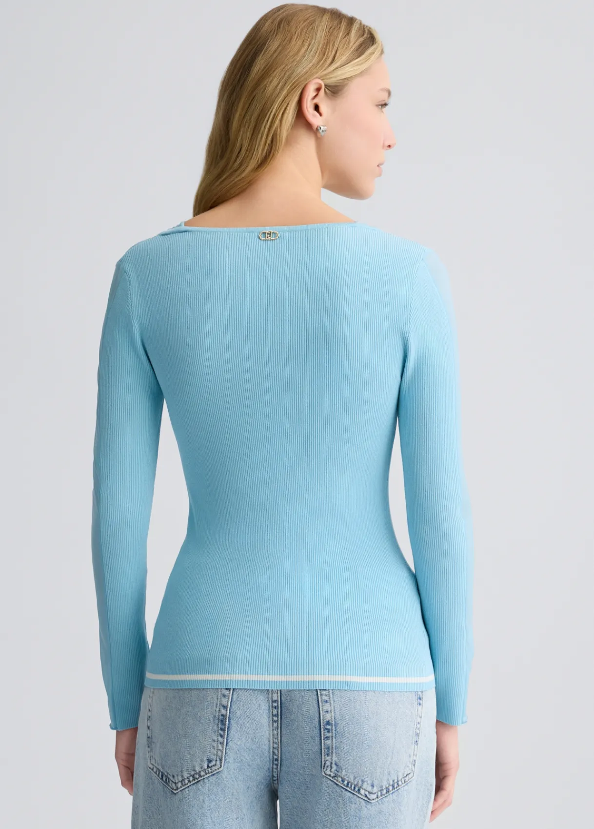 Liu Jo Pull avec insertions en tulle.|Femme Vêtements De Sport|Mailles