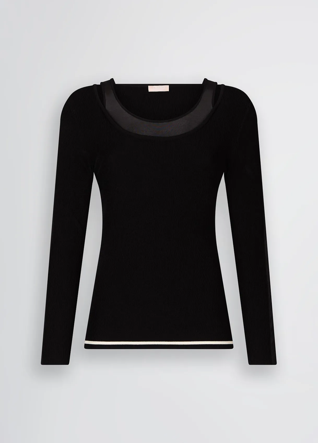 Liu Jo Pull avec insertions en tulle.|Femme Vêtements De Sport|Mailles