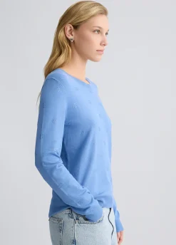 Liu Jo Pull avec logo et strass|Femme Mailles