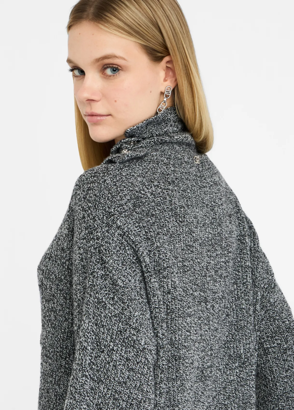 Liu Jo Pull avec maxi volants|Femme Mailles