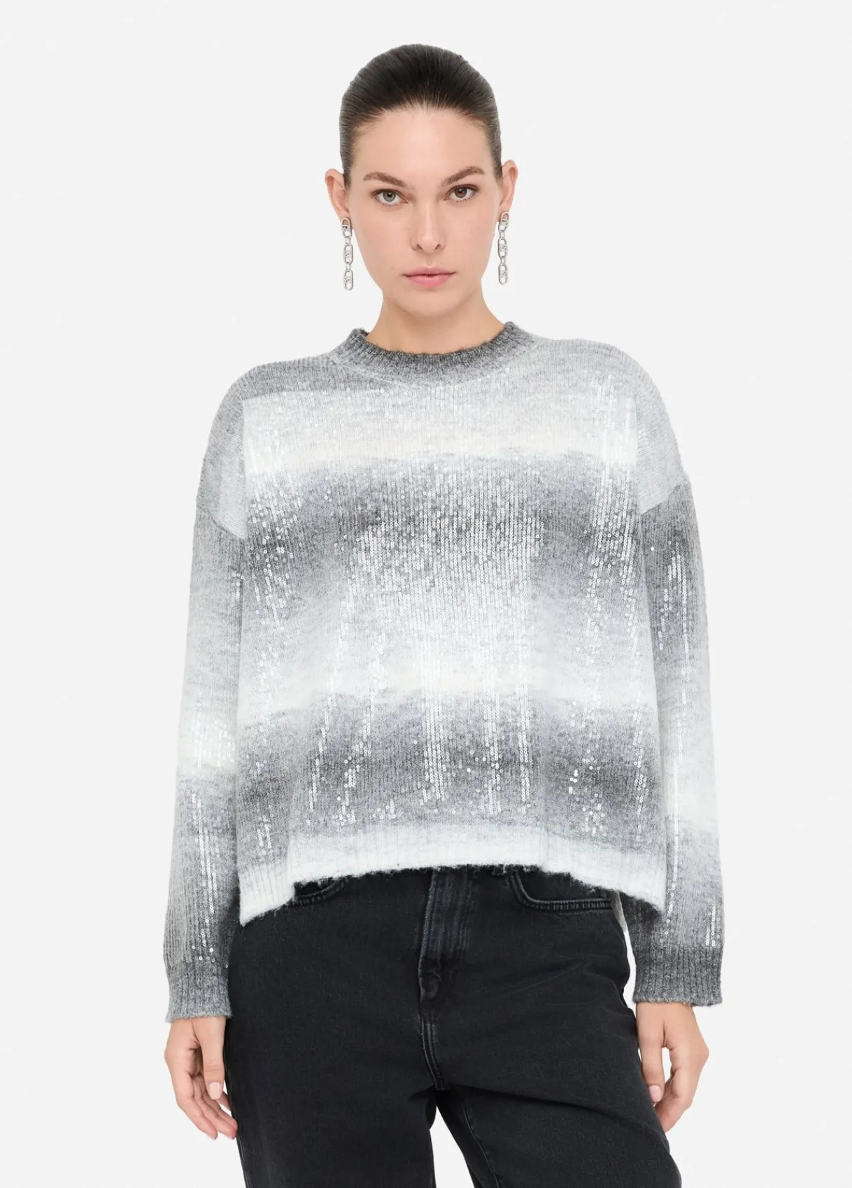 Liu Jo Pull avec paillettes|Femme Mailles