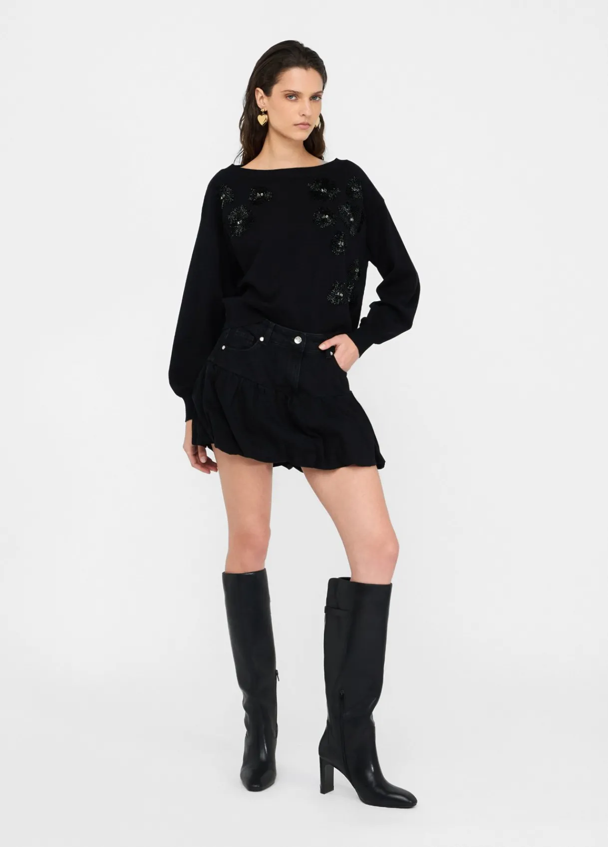 Liu Jo Pull avec strass|Femme Mailles