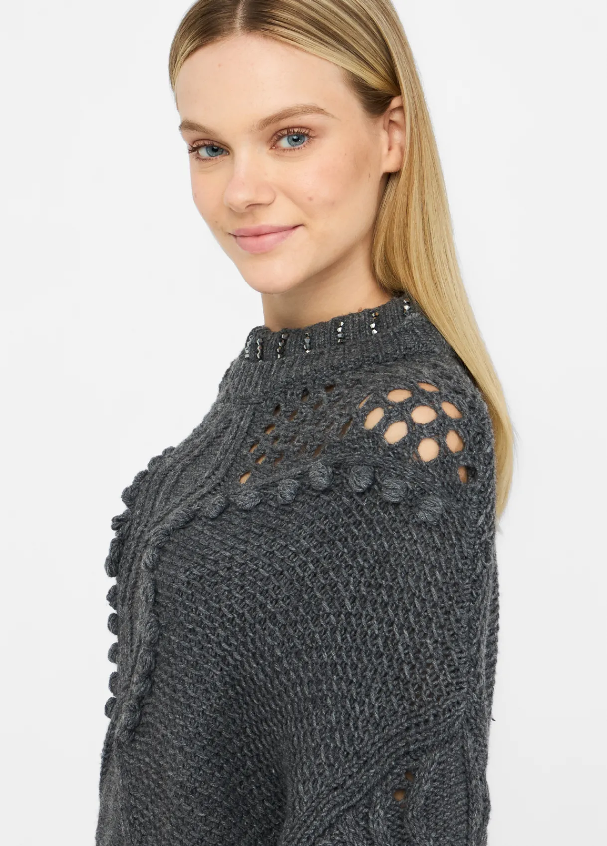 Liu Jo Pull en laine avec ajours|Femme Mailles