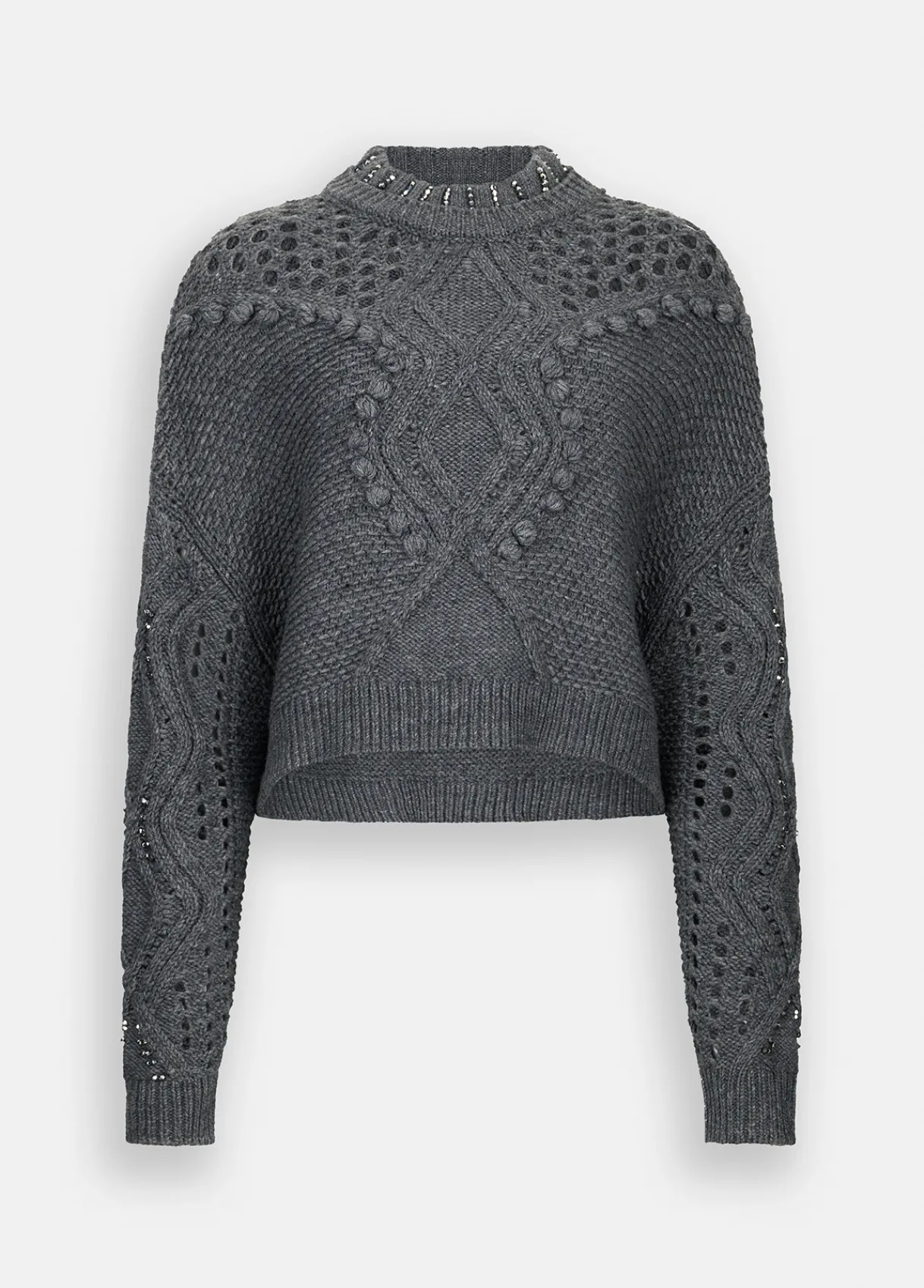 Liu Jo Pull en laine avec ajours|Femme Mailles