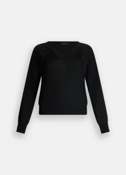 Liu Jo Pull en laine avec dentelle|Femme Mailles