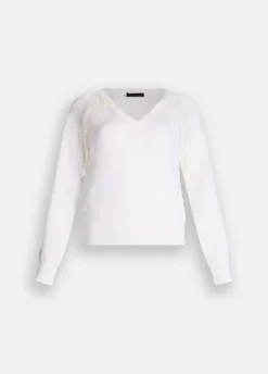 Liu Jo Pull en laine avec dentelle|Femme Mailles