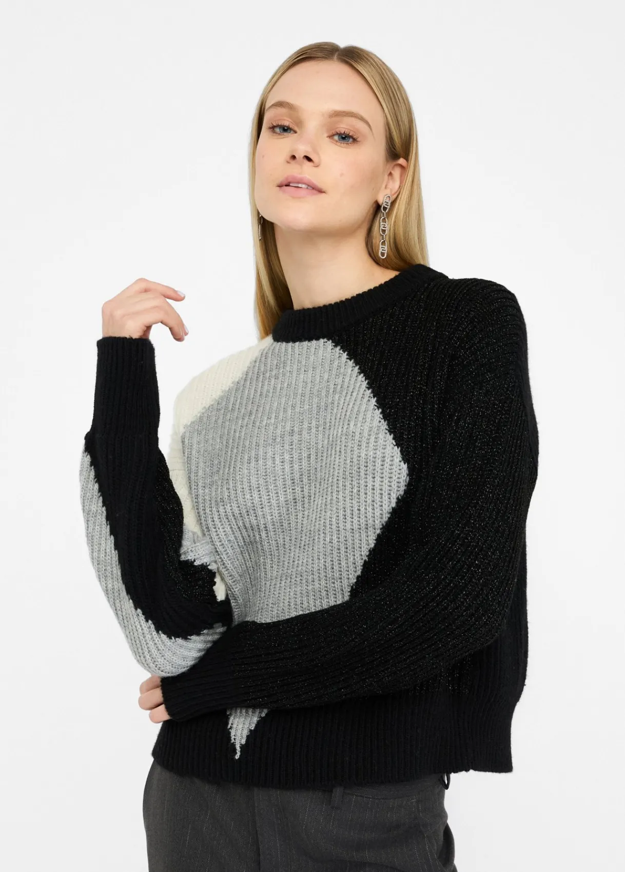 Liu Jo Pull en laine avec intarsias|Femme Mailles