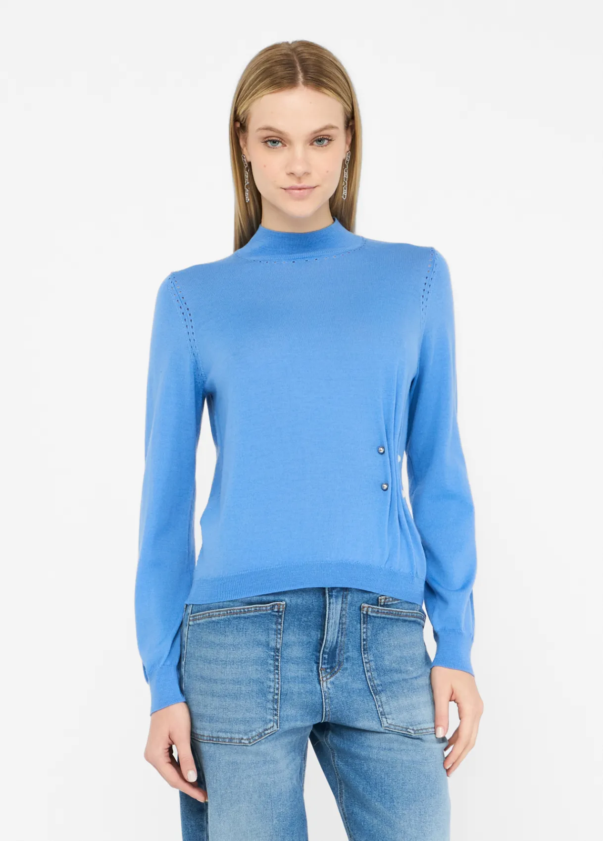 Liu Jo Pull en laine avec perles|Femme Mailles