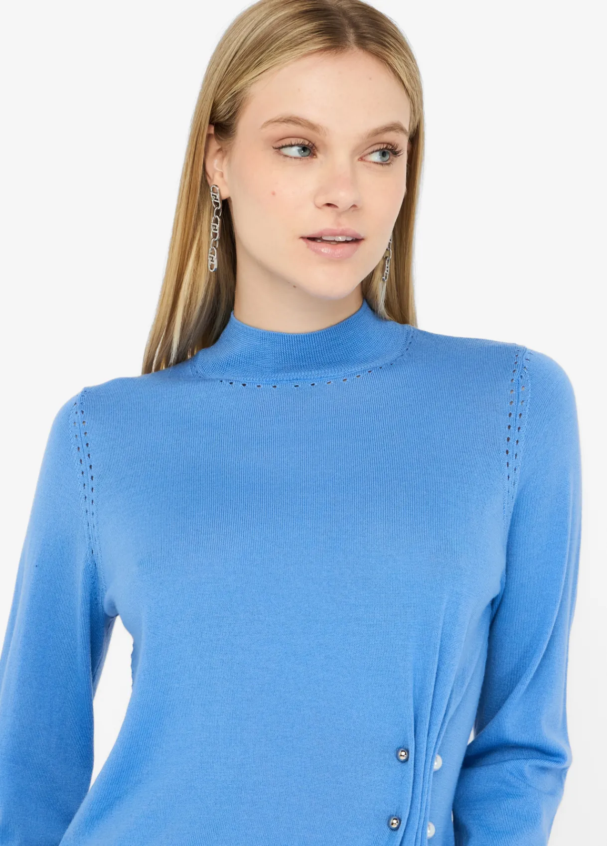 Liu Jo Pull en laine avec perles|Femme Mailles