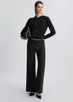Liu Jo Pull en Lurex® à capuche|Femme Vêtements De Sport|Mailles