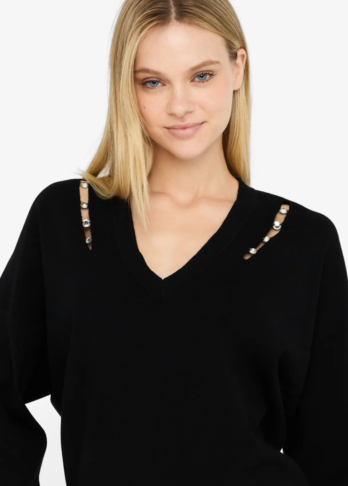 Liu Jo Pull orné de pierres|Femme Mailles