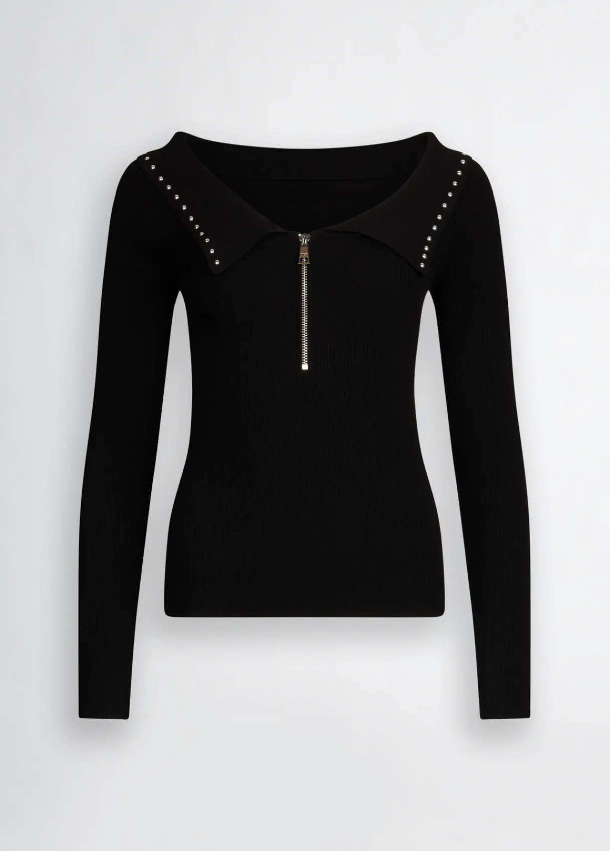 Liu Jo Pull zippé et clous|Femme Mailles