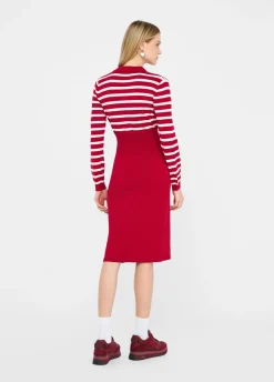 Liu Jo Robe à rayures en maille|Femme Vêtements De Sport|Robes