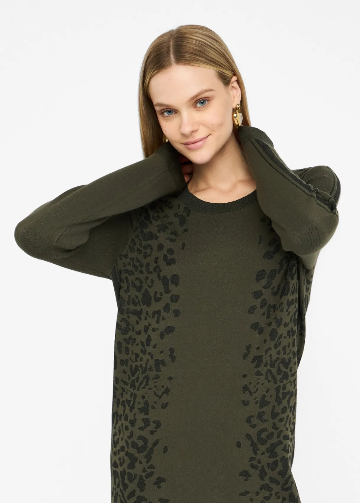 Liu Jo Robe animalier en maille|Femme Mailles|Robes