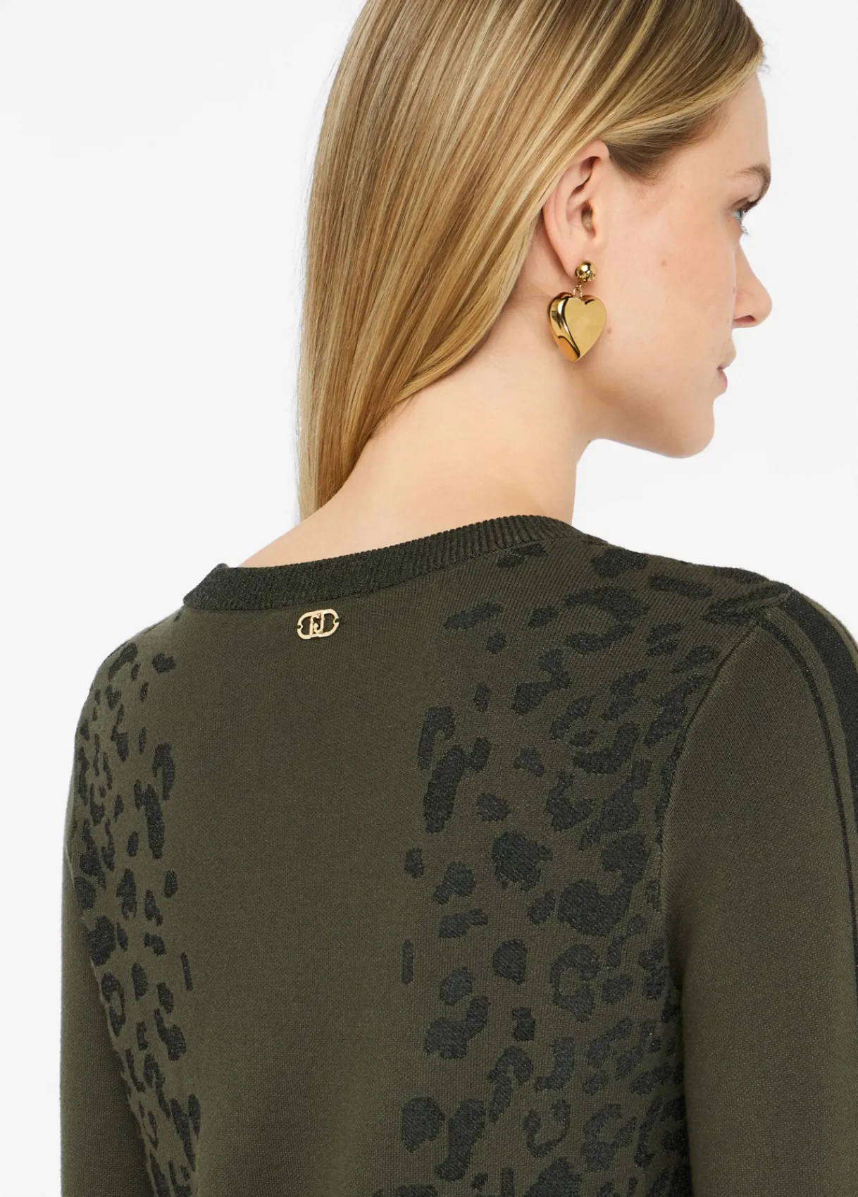 Liu Jo Robe animalier en maille|Femme Mailles|Robes