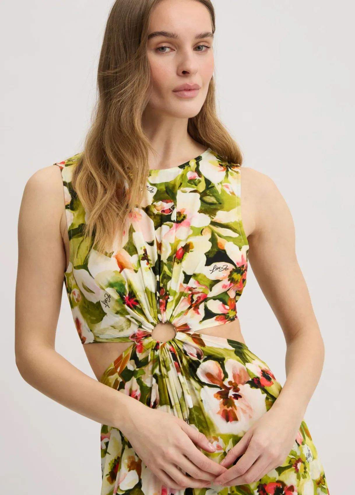 Liu Jo Robe avec imprimé à fleurs|Femme Mode Plage|Robes