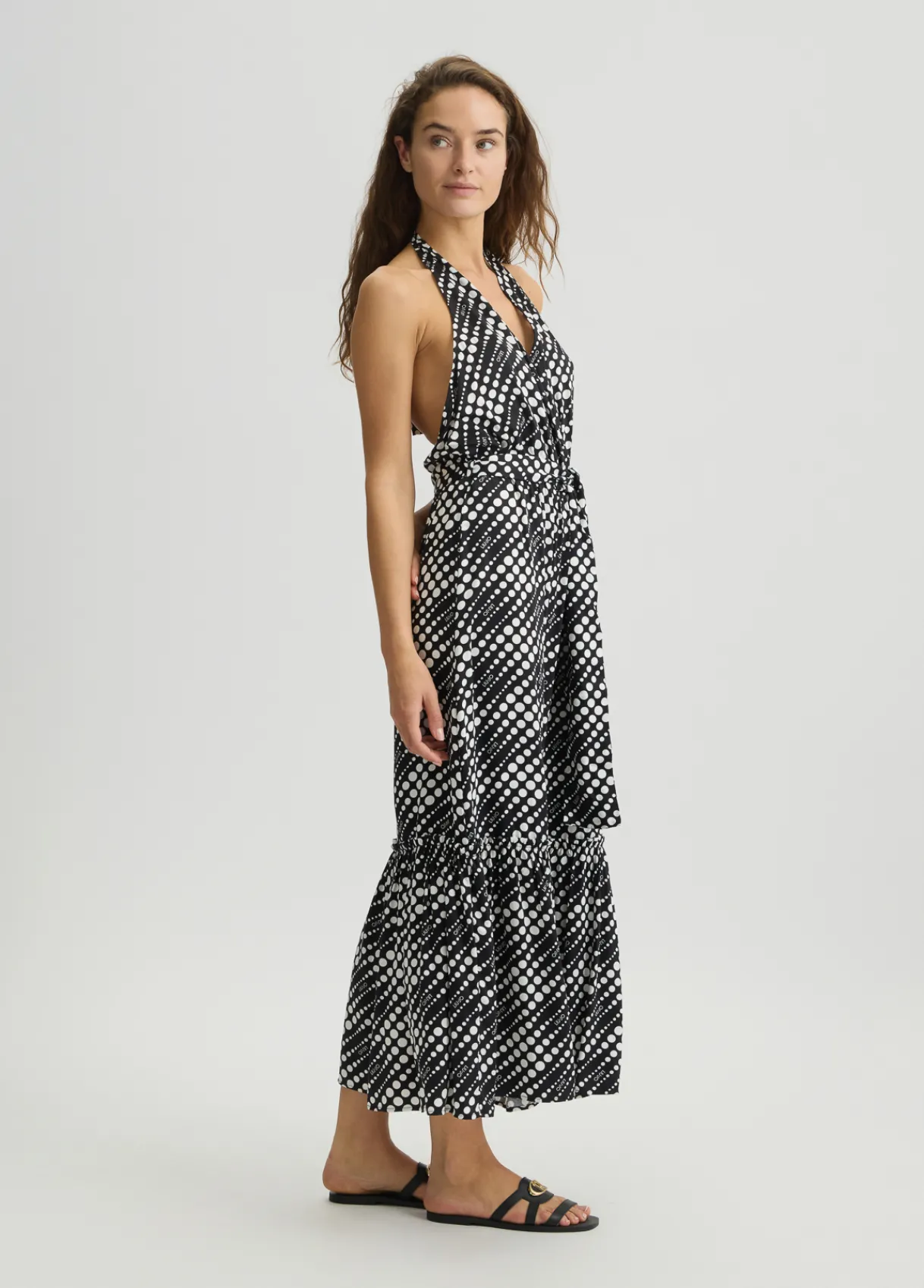 Liu Jo Robe avec imprimé à pois|Femme Mode Plage|Robes