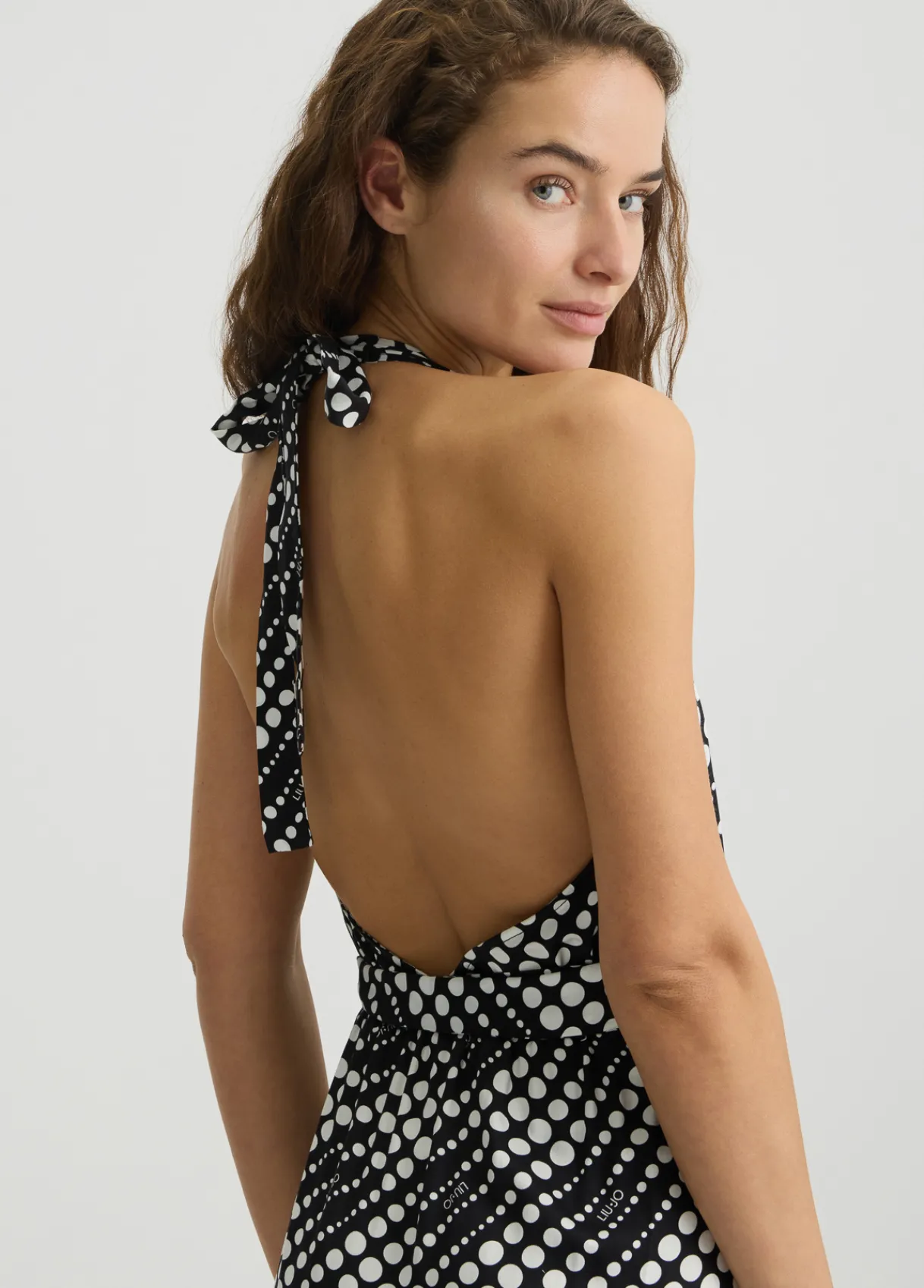 Liu Jo Robe avec imprimé à pois|Femme Mode Plage|Robes