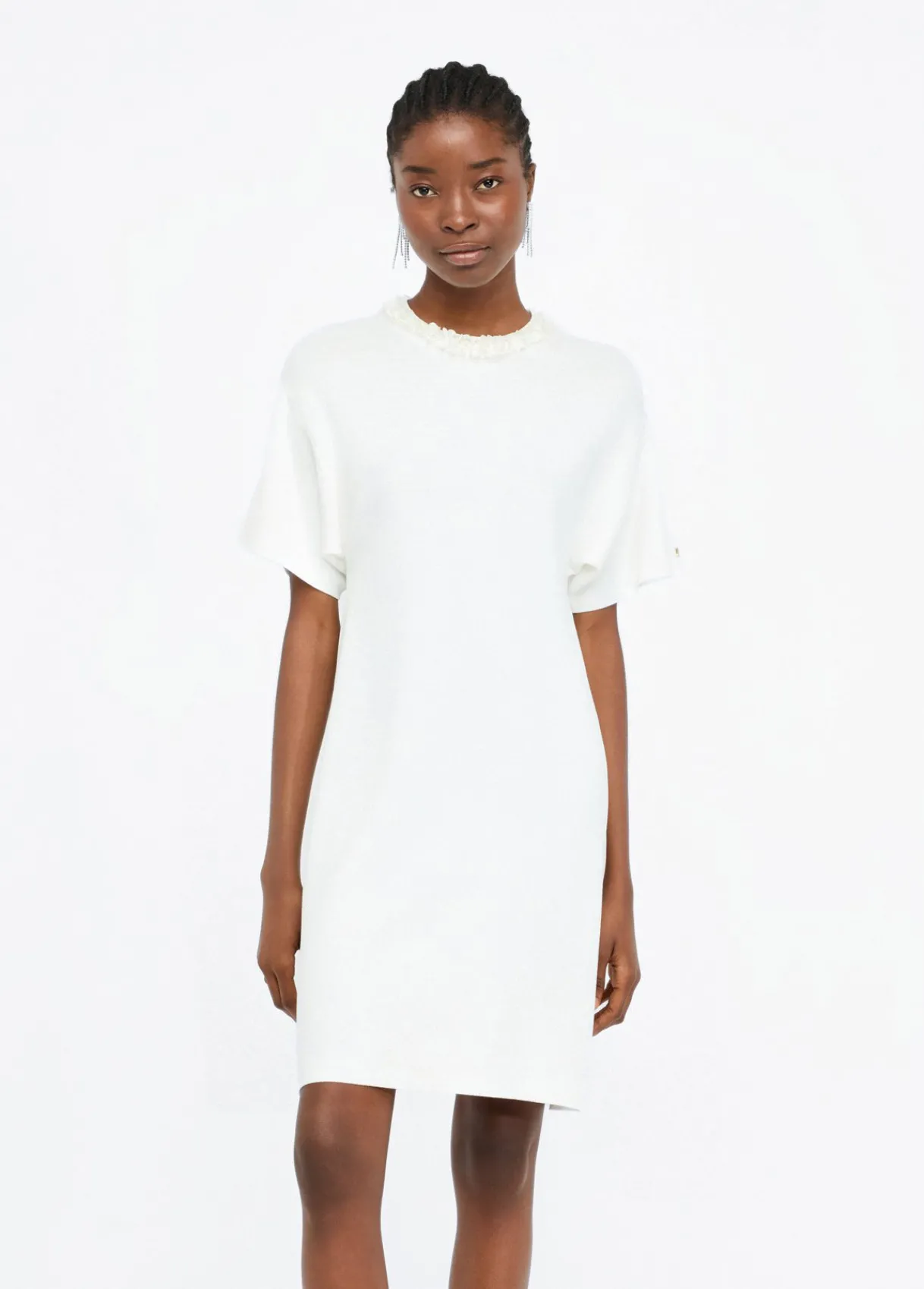 Liu Jo Robe avec paillettes|Femme Mailles|Robes