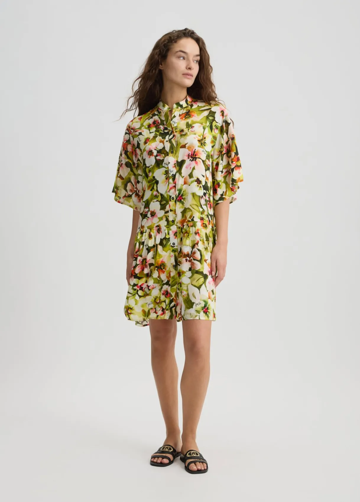 Liu Jo Robe chemisier avec imprimé|Femme Mode Plage|Robes