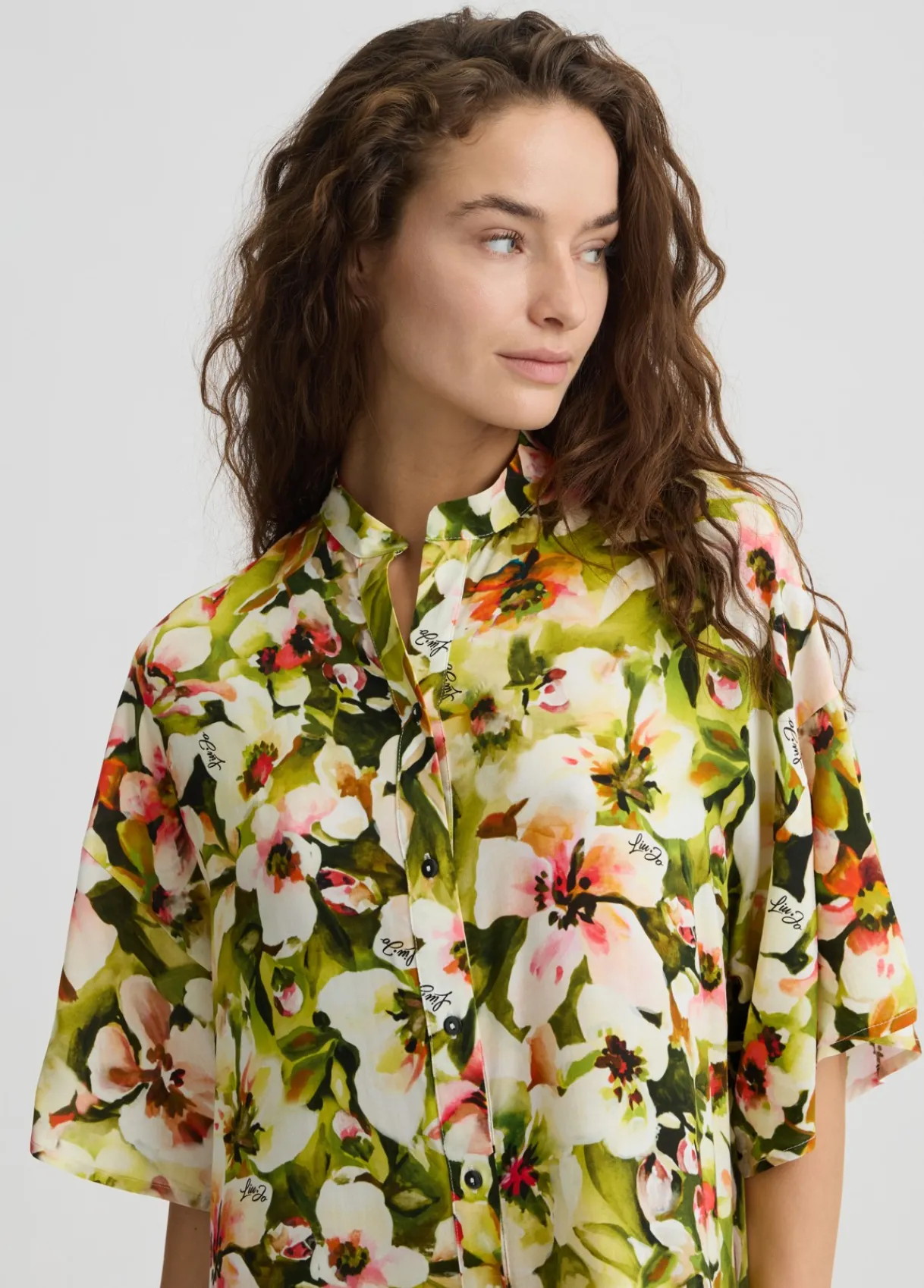 Liu Jo Robe chemisier avec imprimé|Femme Mode Plage|Robes