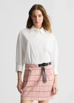 Liu Jo Robe chemisier avec jupe à carreaux|Femme Robes
