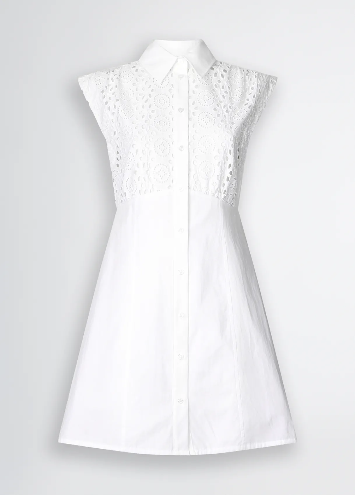 Liu Jo Robe chemisier en broderie anglaise|Femme Robes