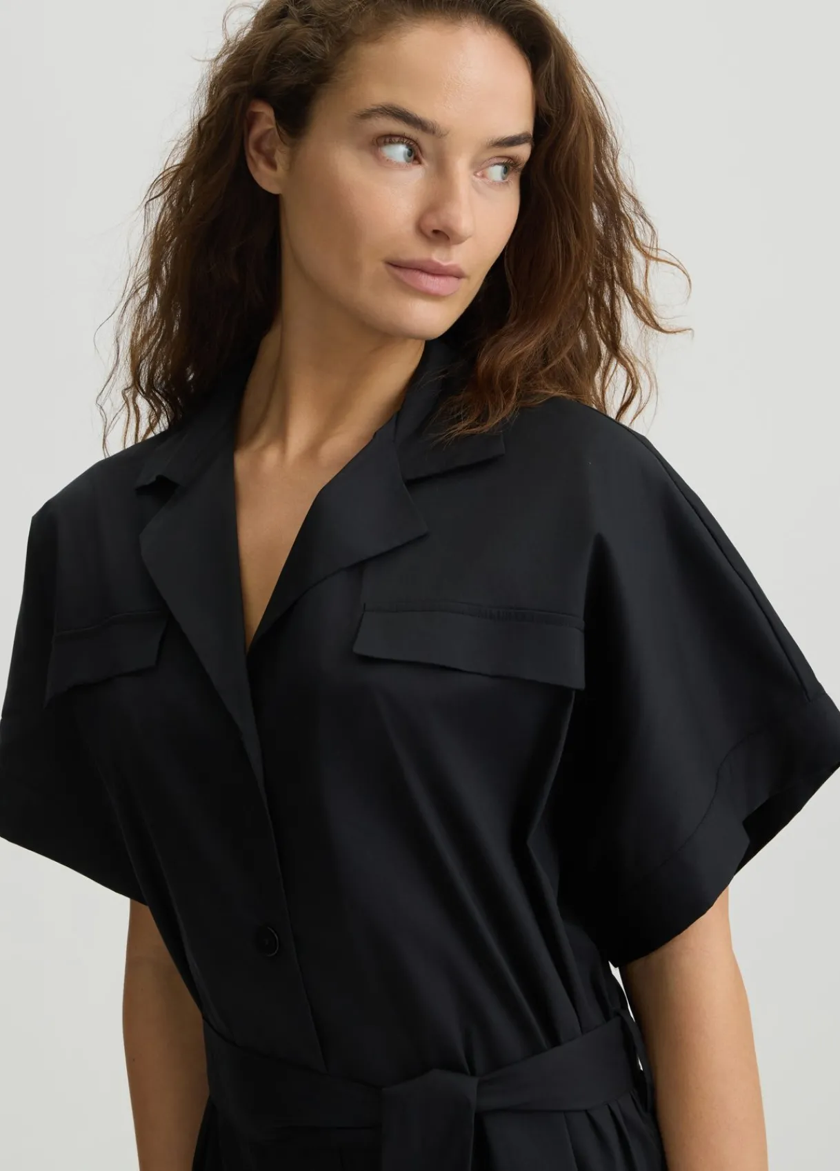 Liu Jo Robe chemisier en coton|Femme Mode Plage|Robes