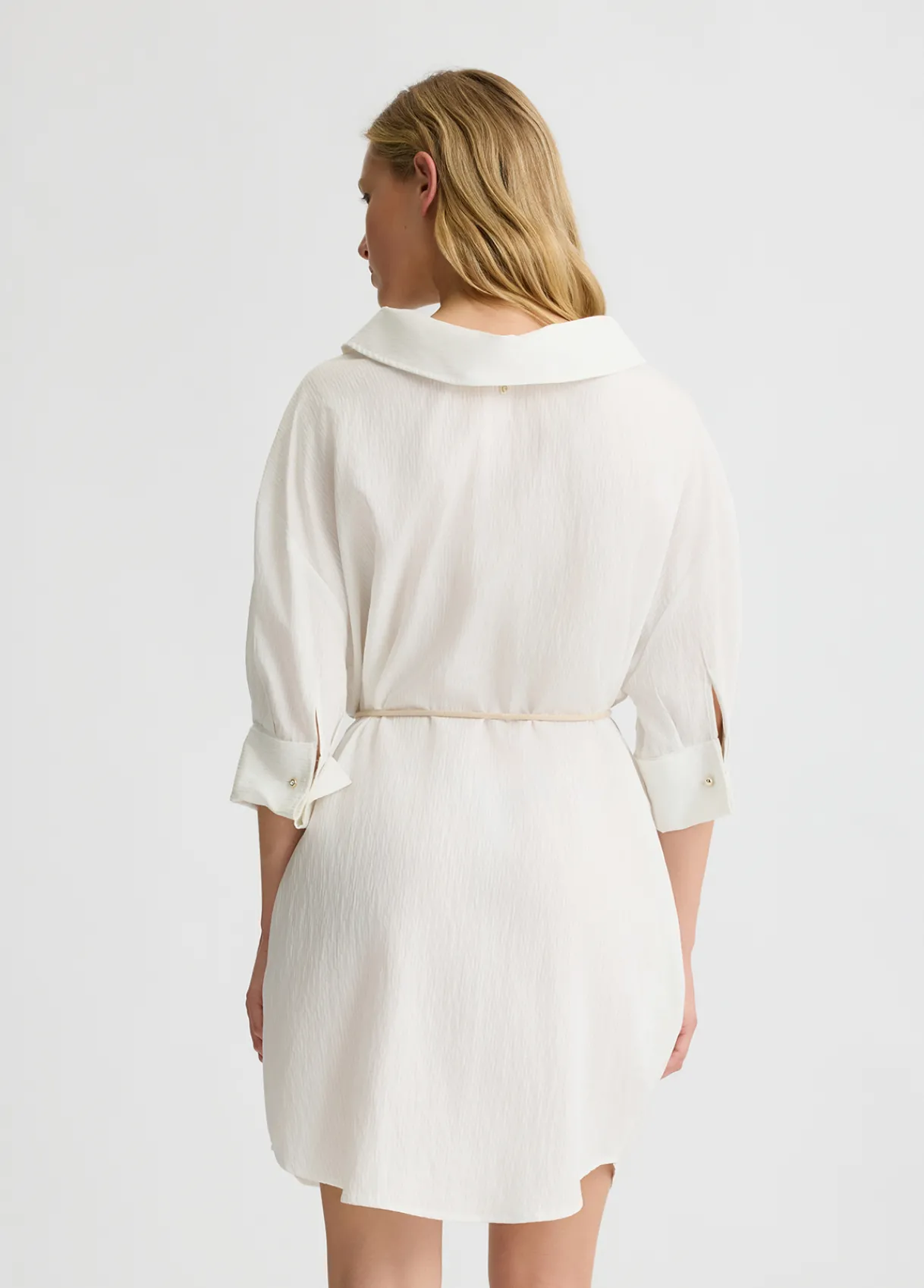 Liu Jo Robe chemisier en coton à rayures|Femme Robes