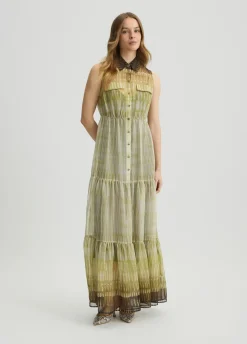 Liu Jo Robe chemisier en mousseline imprimée|Femme Robes
