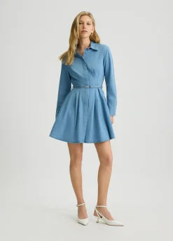 Liu Jo Robe chemisier en toile denim|Femme Robes