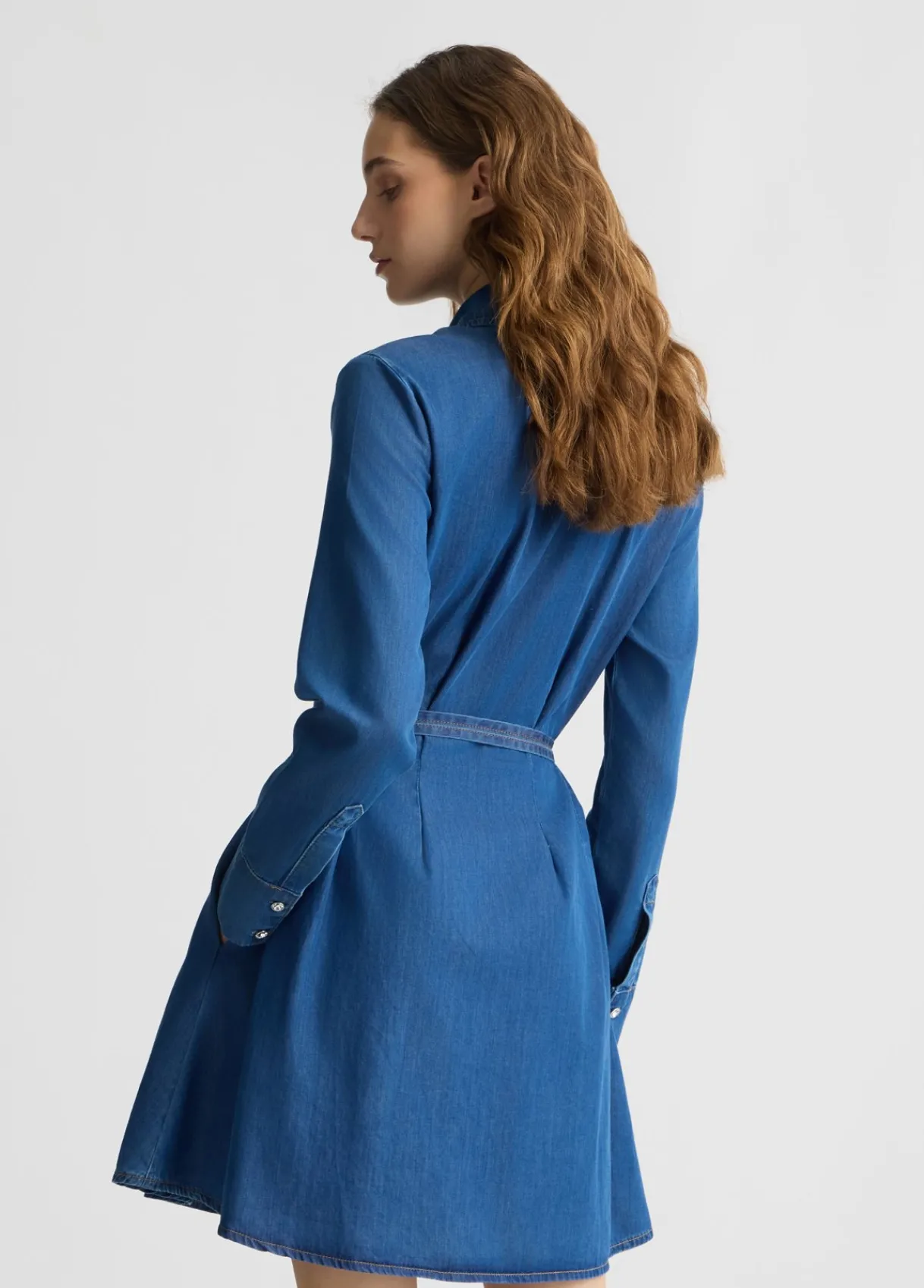Liu Jo Robe chemisier en toile denim|Femme Robes