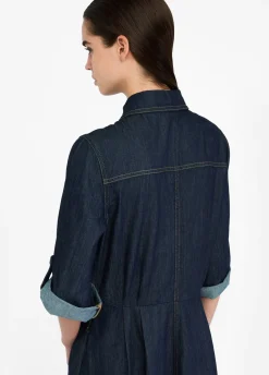 Liu Jo Robe chemisier en toile denim|Femme Robes