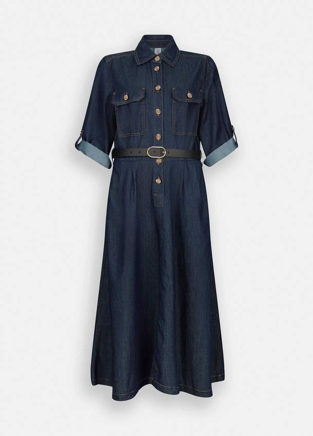 Liu Jo Robe chemisier en toile denim|Femme Robes