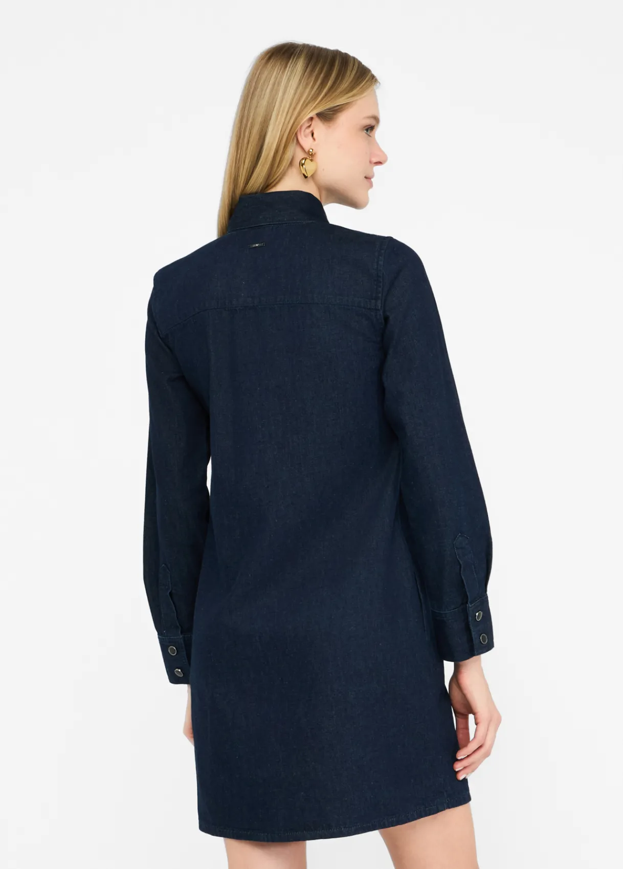 Liu Jo Robe chemisier en toile denim|Femme Robes